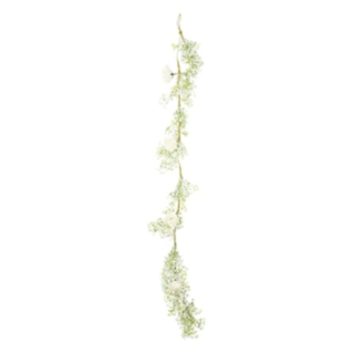 Konstgjord Blomgirlang Vit/Grön