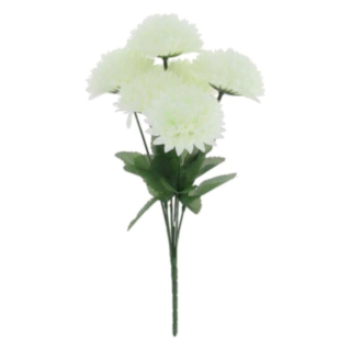 Konstgjord Dahlia Blombukett Vit