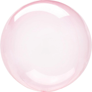 Genomskinlig Rund Ballong Rosa