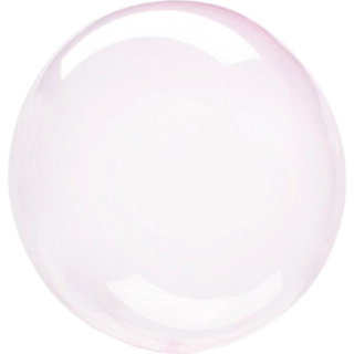 Genomskinlig Rund Ballong Ljusrosa