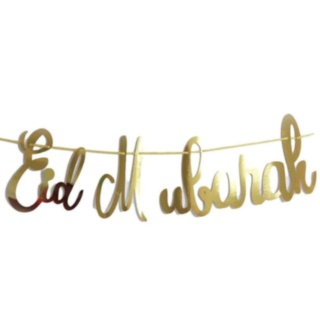 Eid Mubarak Girlang Guld