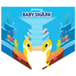 Baby Shark® Inbjudningskort
