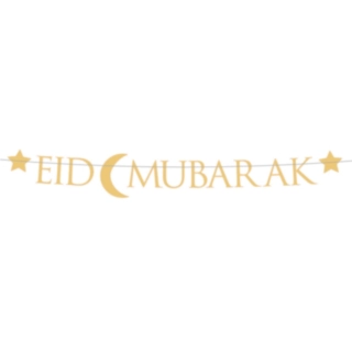 Eid Mubarak Girlang Guld