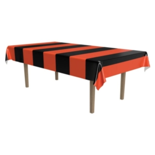Randig Halloweenduk Orange/Svart