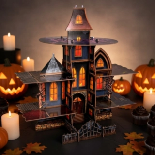 Haunted House Cupcake Kakfat