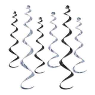 Hollywood Swirls Svart/Silver