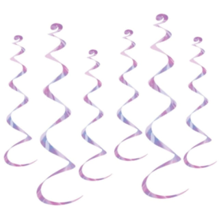 Metalliska Swirls Iriserande