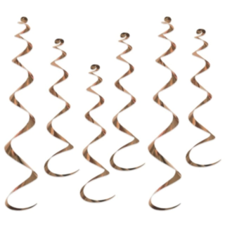 Metalliska Swirls Roséguld