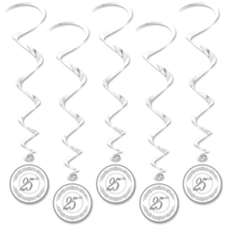 Silverbröllop Spiraler