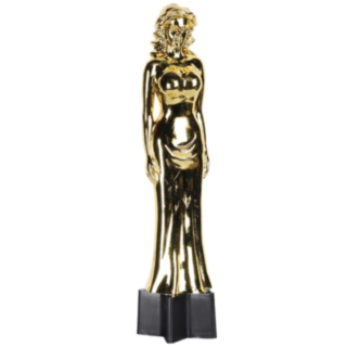 Hollywood Dam Statyett Guld