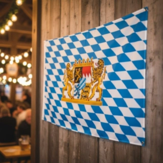 Bayern Oktoberfest Flagga