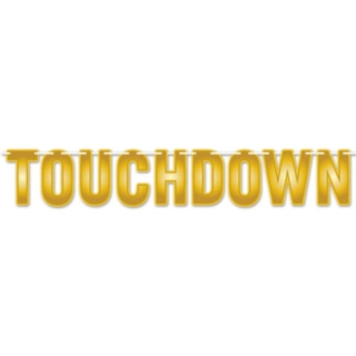 Touchdown Banderoll Guld