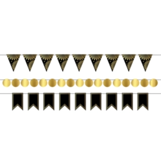 Girlang Set Svart/Guld