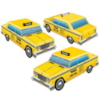 New York Taxi Bordsdekorationer