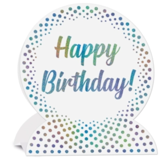 Happy Birthday Bordsdekoration