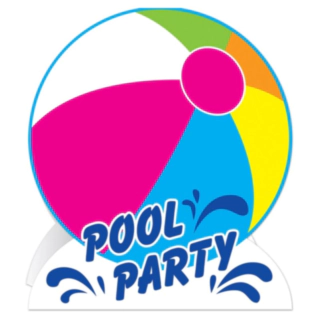 Pool Party Boll Bordsdekoration