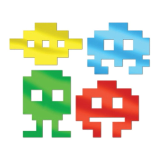 80-tal Pixel Dekorationer