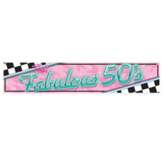 50-tal Rock'n'Roll Banderoll