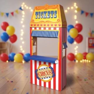 Cirkus Biljettkiosk Dekoration