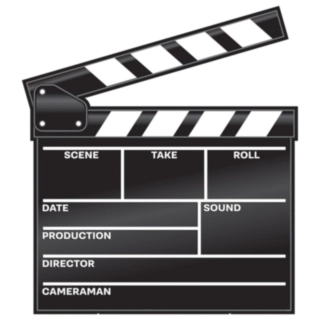 Hollywood Klappträ Dekoration