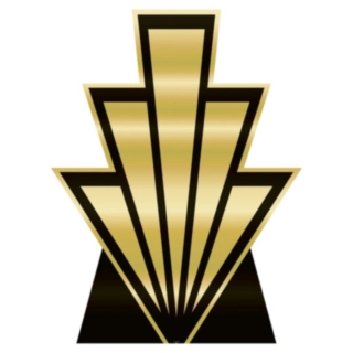 20-tal Art Deco Dekorationer Guld