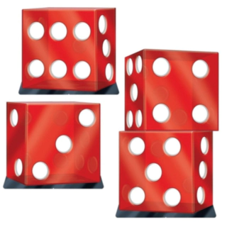 Casino Tärning Dekorationer