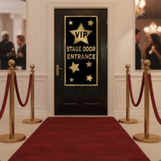 VIP Stage Door Dörrdekal