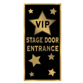 VIP Stage Door Dörrdekal
