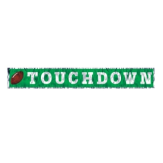 Amerikansk Fotboll Touchdown Banderoll