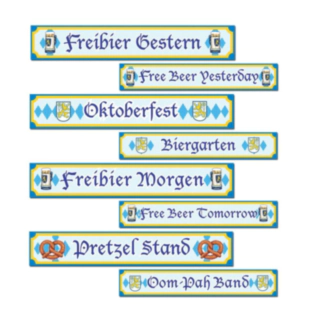 Oktoberfest Vägskylt