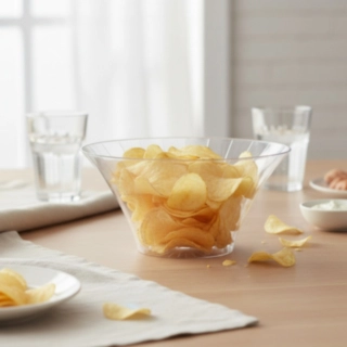 Snacksskål Transparent