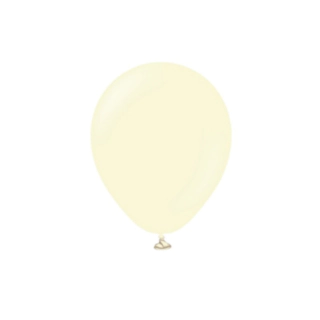 Premium Latexballonger Pale Yellow 13 cm
