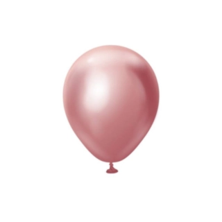 Premium Mini Latexballonger Chrome Pink