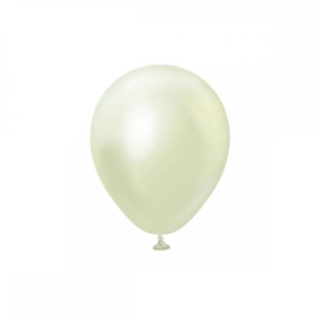 Premium Mini Latexballonger Chrome Green Gold