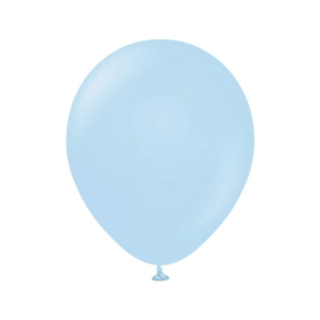 Premium Medium Latexballonger Macaron Blue