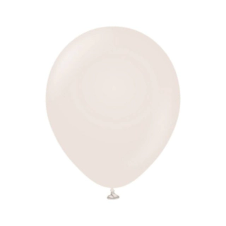 Premium Mellanstora Latexballonger White Sand