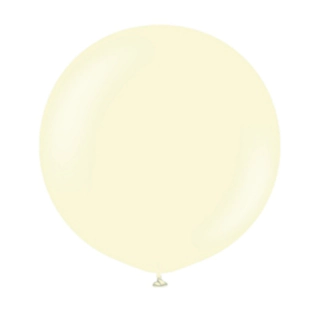 Premium Latexballonger Pale Yellow 60 cm