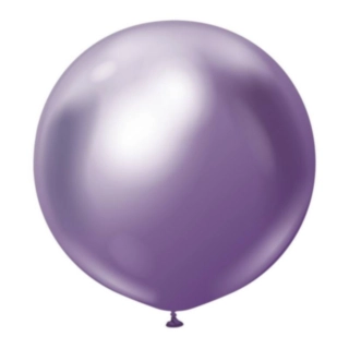 Premium Gigantiska Latexballonger Chrome Lila