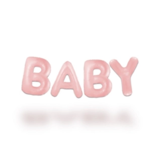 Baby Ballonggirlang Pastellrosa