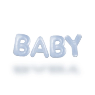 Baby Ballonggirlang Pastellblå