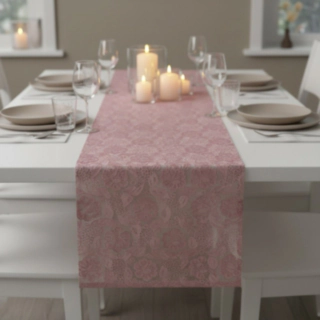 Sizo Rose Bordslöpare Pale Pink