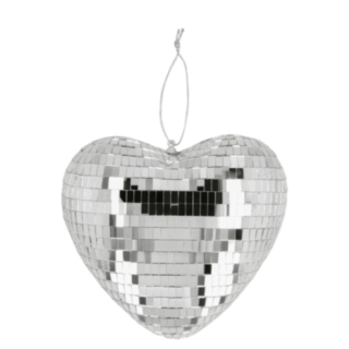 Hjärta Discokula Silver