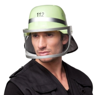 Brandmanshjälm Grön