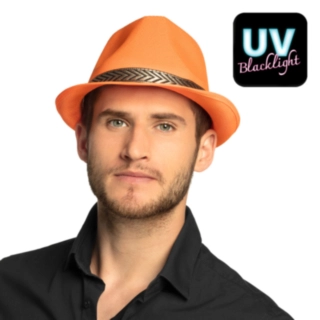 Gangster Fedora Neonorange