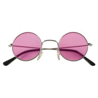 Hippie Partyglasögon Rosa