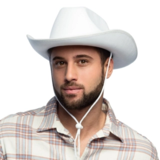 Rodeo Cowboyhatt Vit