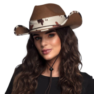 Texas Cowboyhatt Brun