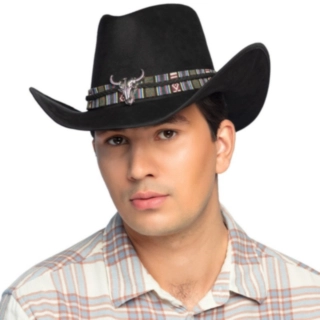 Django Cowboyhatt Svart