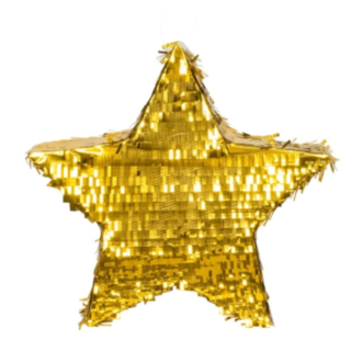 Stjärna Piñata Guld