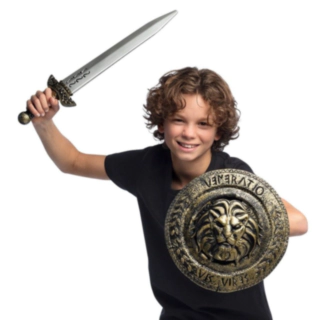 Lejon Riddare Sköld & Svärd Barnset